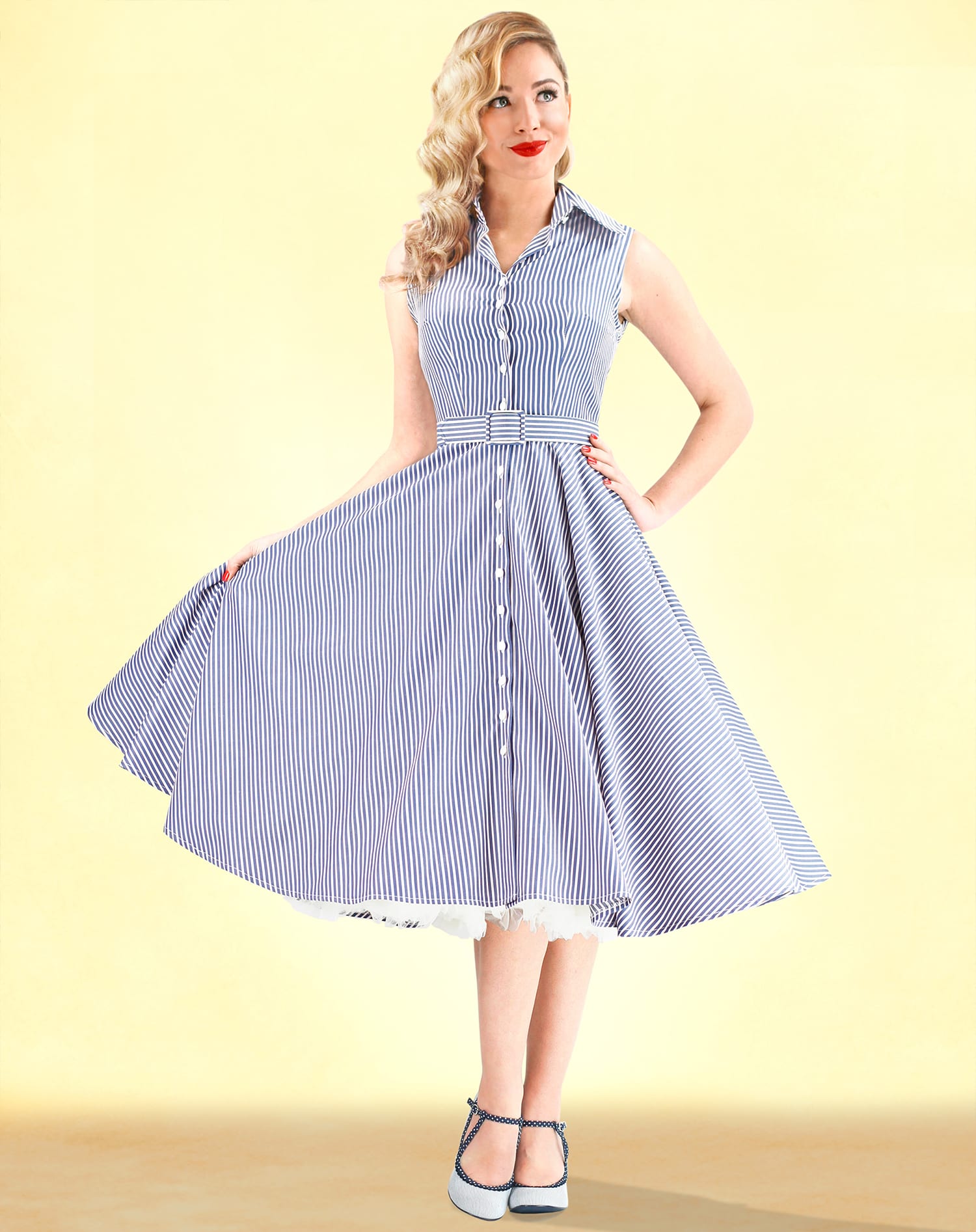 fifties swing dress
